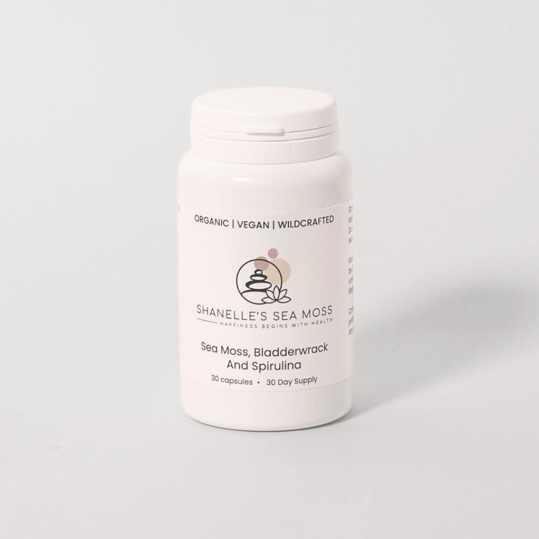 Sea Moss Bladderwrack & Spirulina Capsules - 30