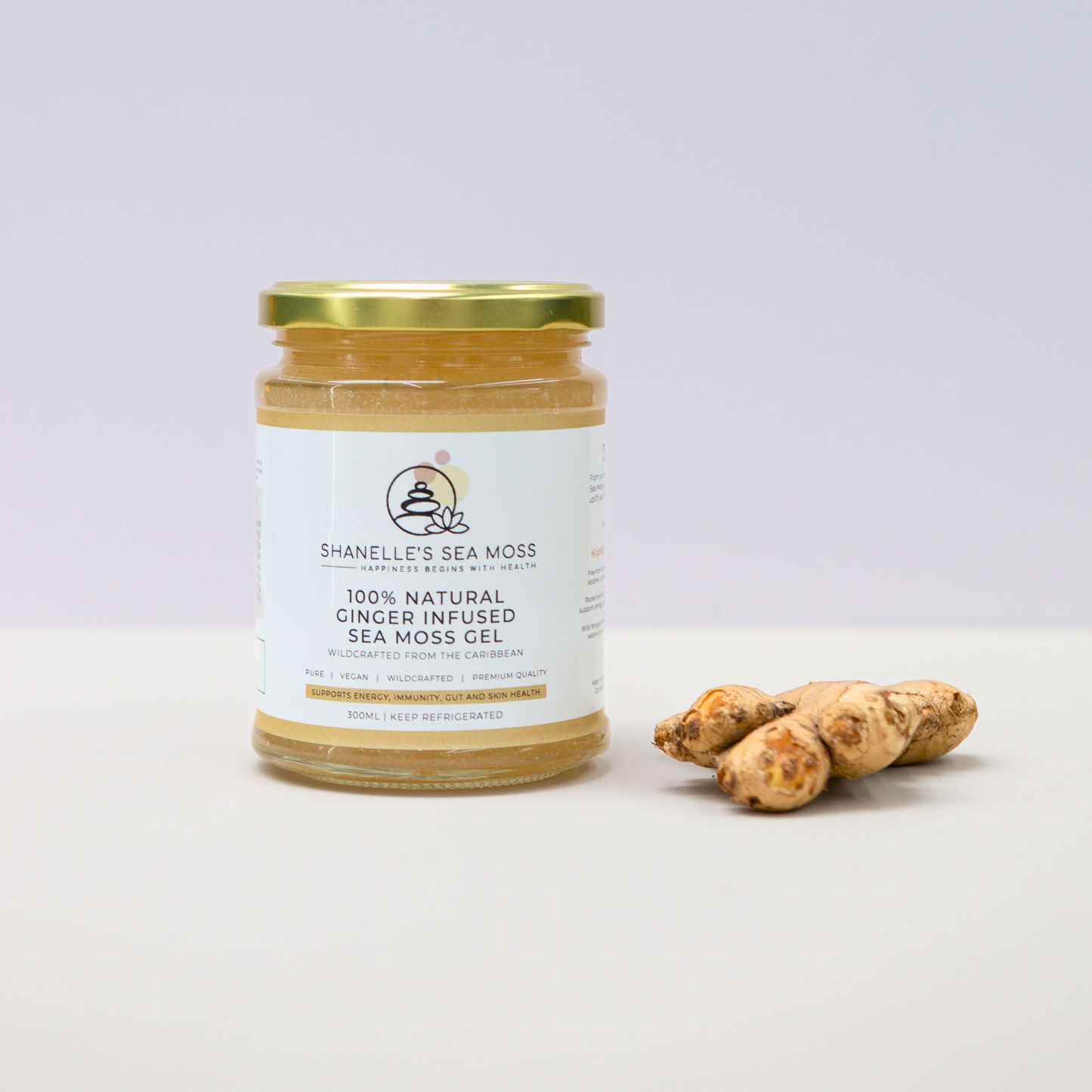 Ginger Infused Sea Moss Gel