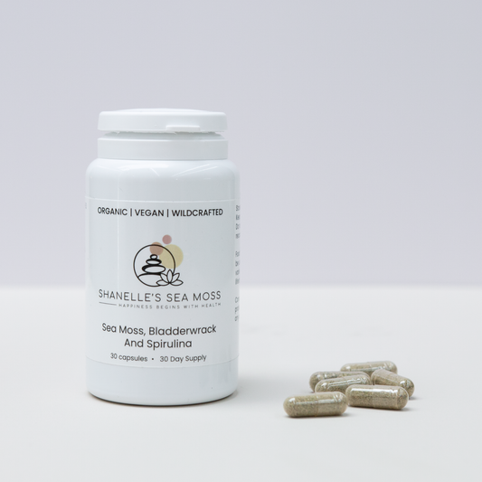 Sea Moss Bladderwrack & Spirulina Capsules - 30