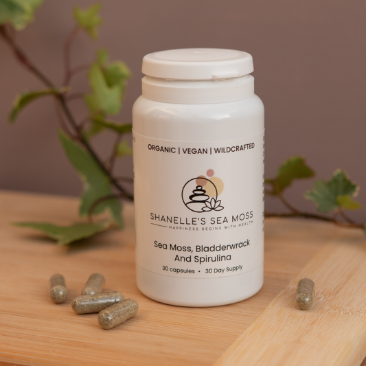 Sea Moss Bladderwrack & Spirulina Capsules - 30
